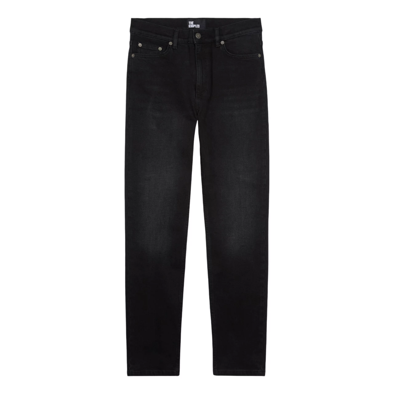 THE KOOPLES Mid-Rise Slim Leg Jeans - Black