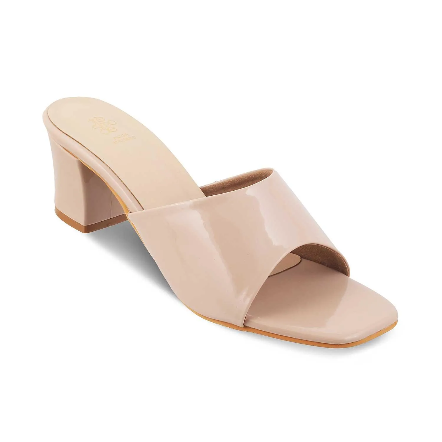 The Laguna Beige Women's Dress Block Heel Sandals Tresmode