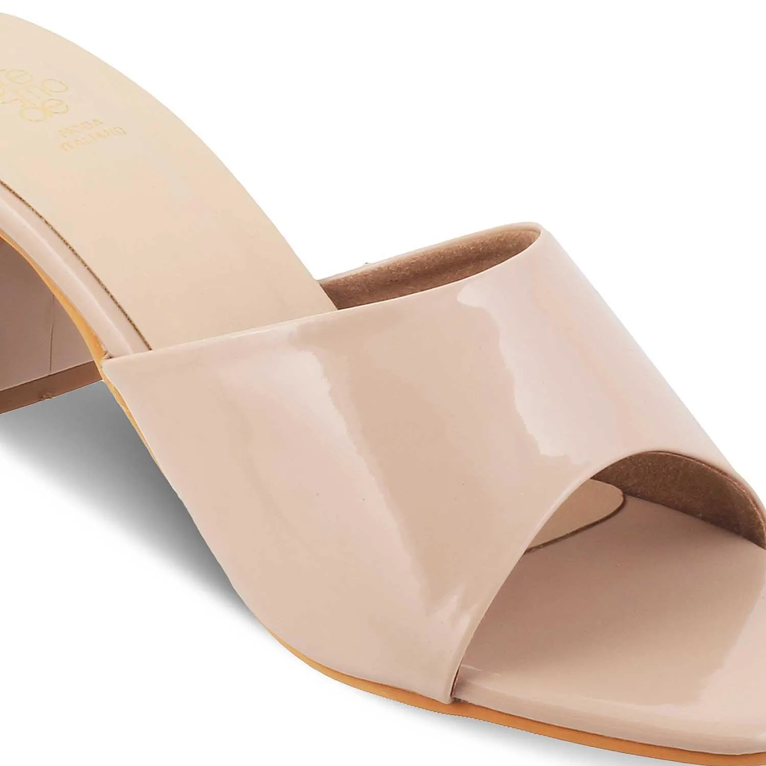 The Laguna Beige Women's Dress Block Heel Sandals Tresmode