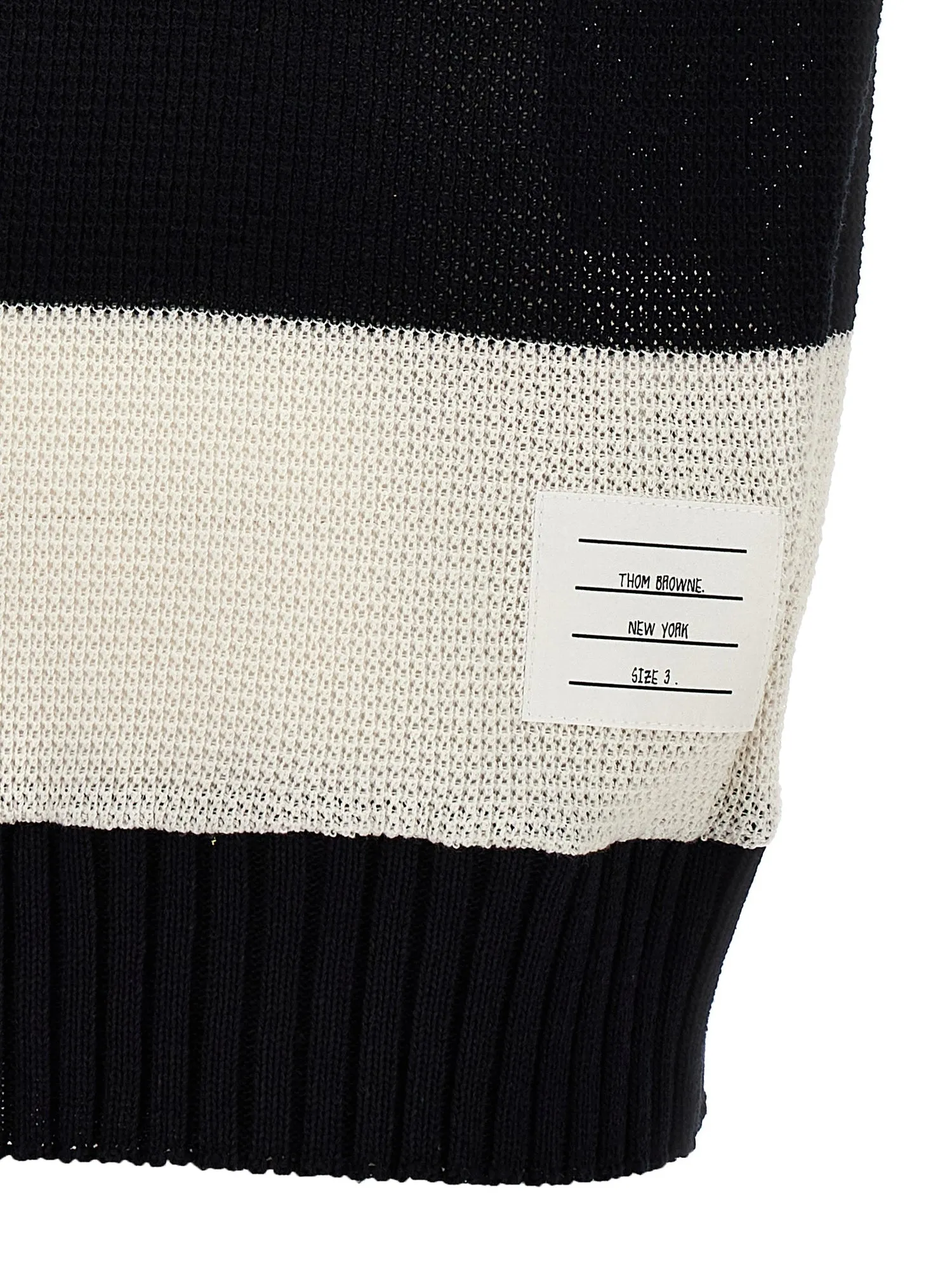 Thom Browne    Thom Browne 'Rugby Stripe' Vest