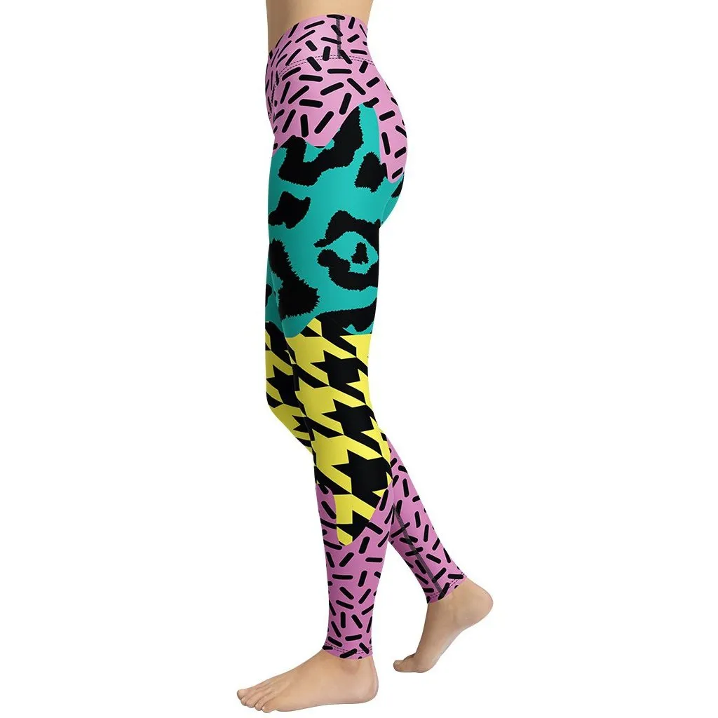 Three-Pattern Yoga Leggings