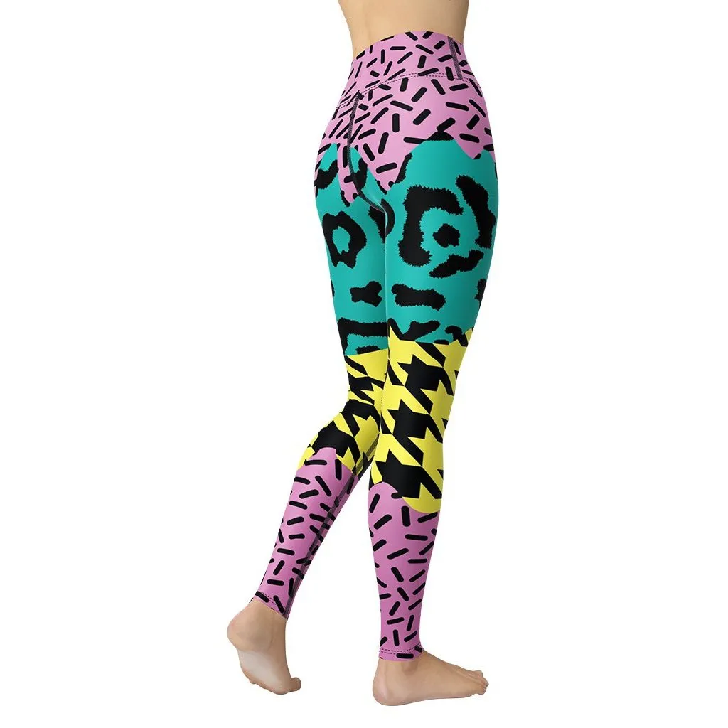 Three-Pattern Yoga Leggings