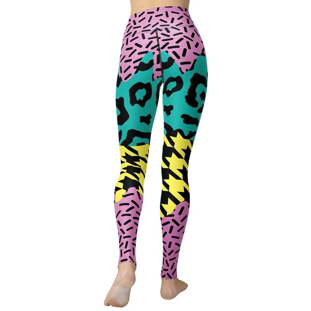 Three-Pattern Yoga Leggings