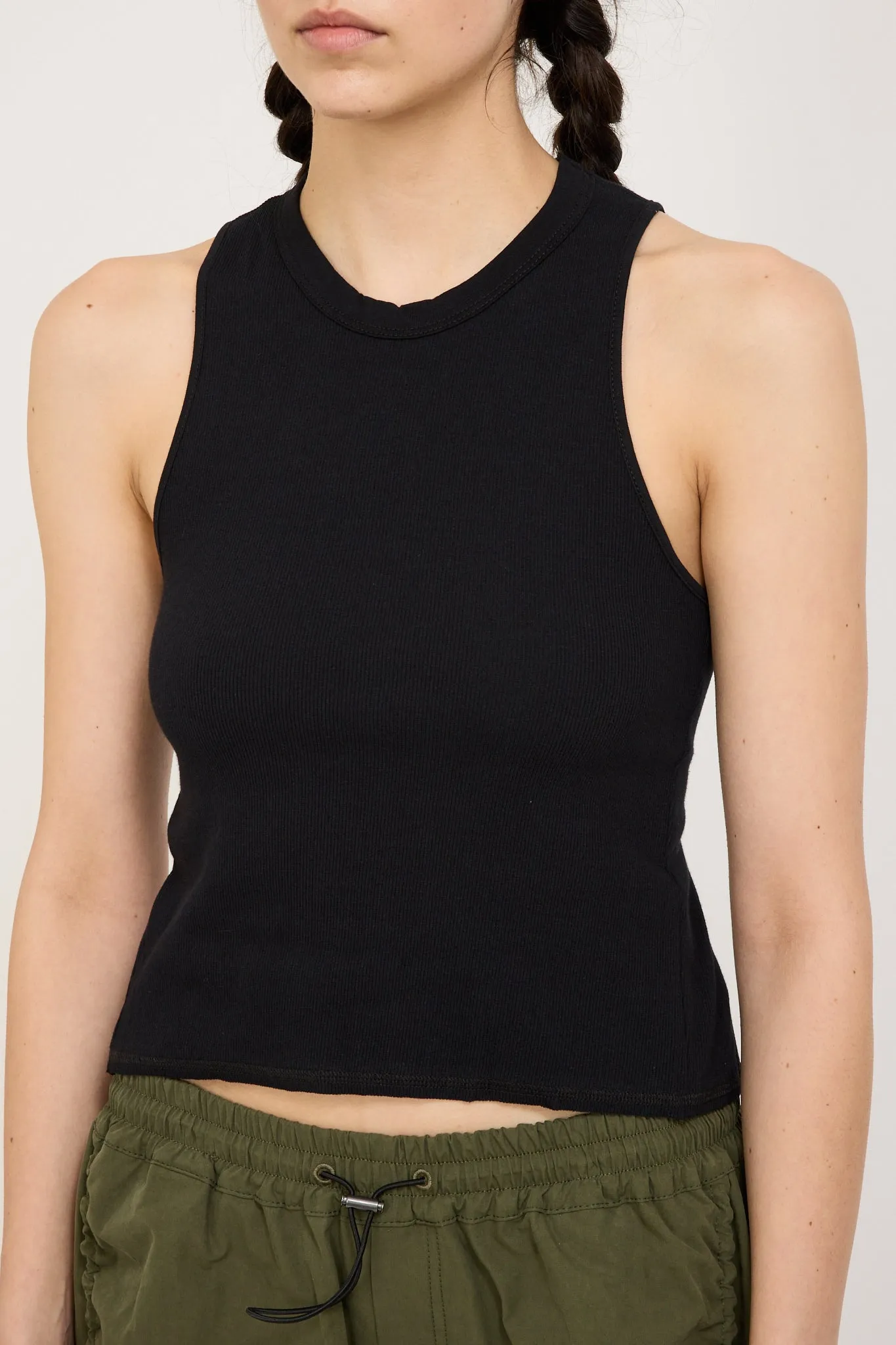 Tie Back Detail Tank Black