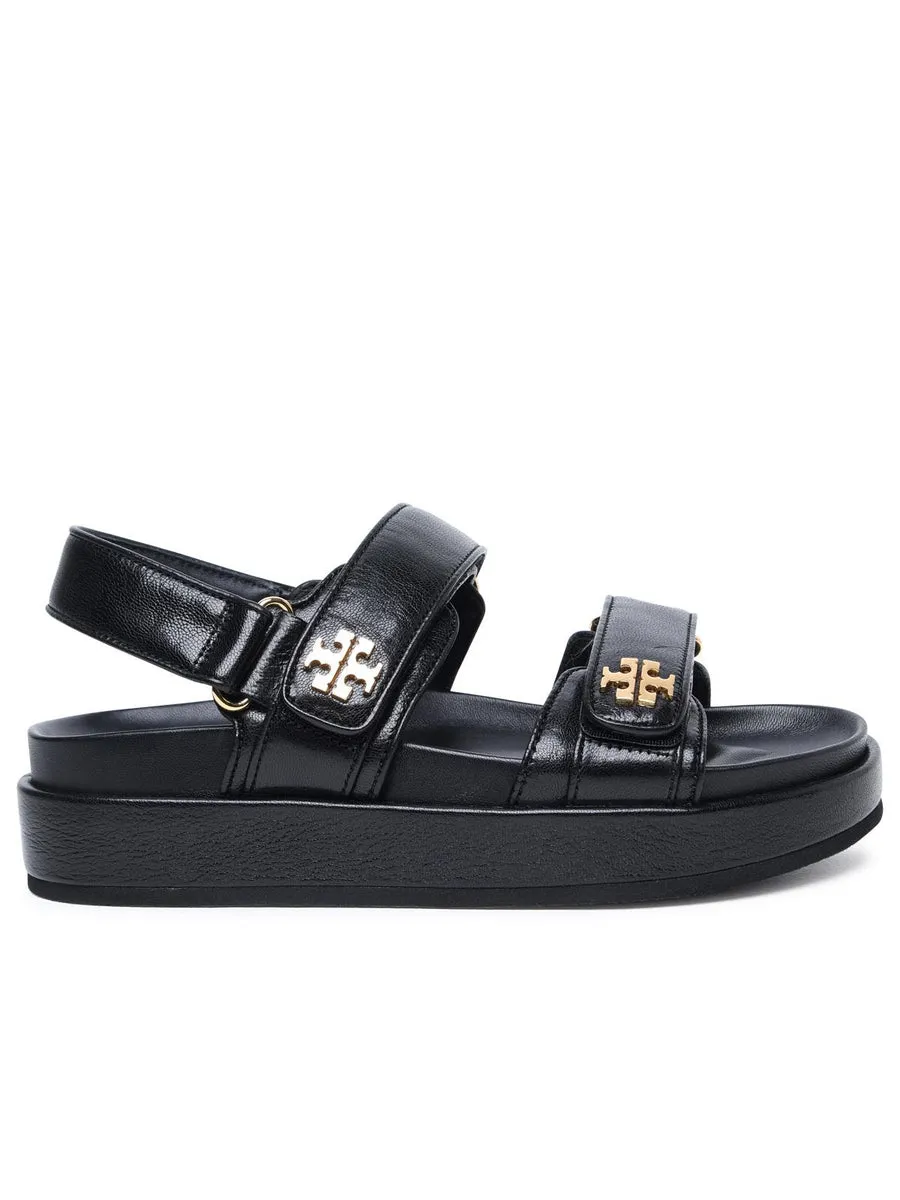 Tory Burch    Tory Burch 'Kira' Black Lear Sports Sandals