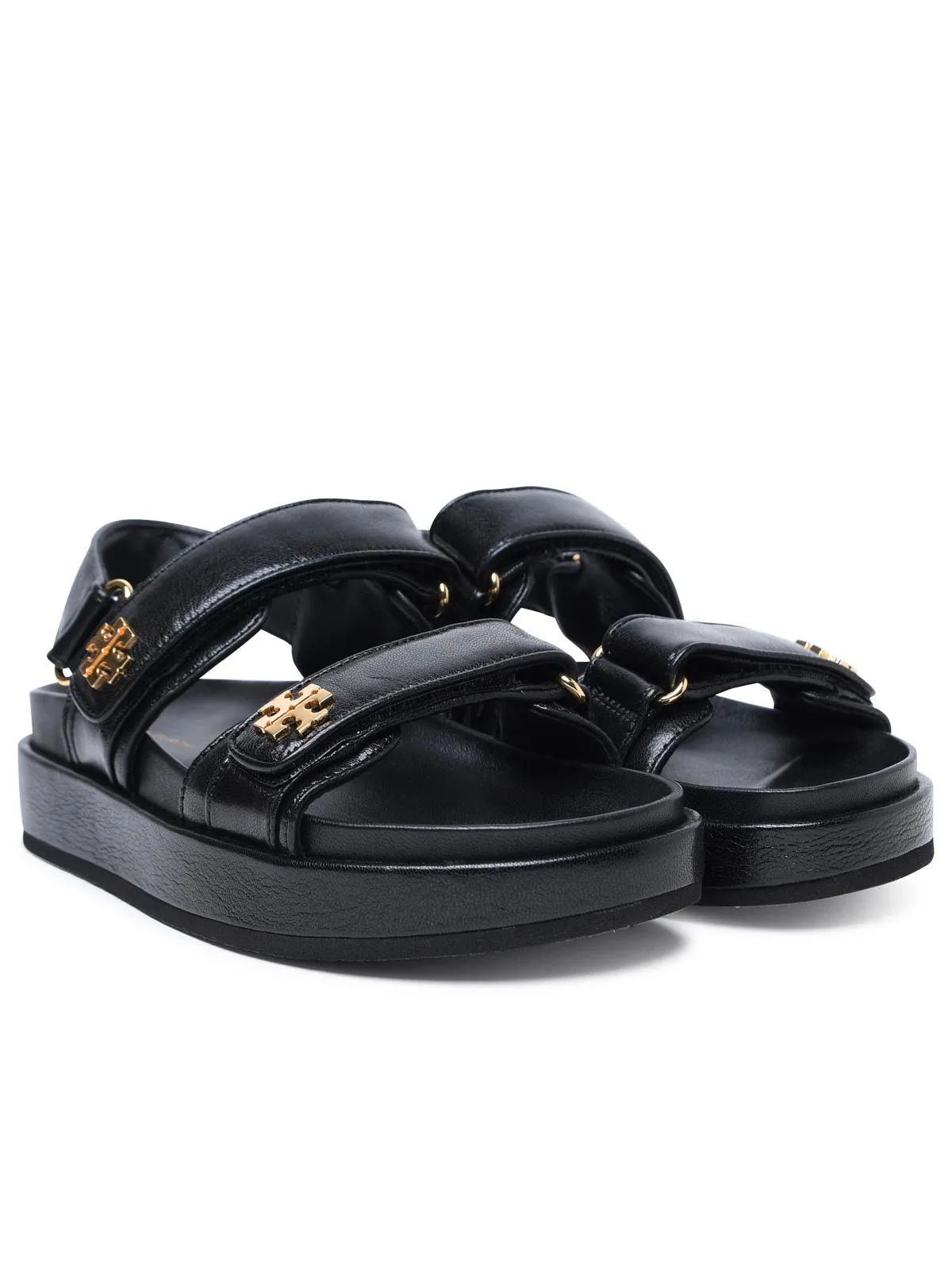 Tory Burch    Tory Burch 'Kira' Black Lear Sports Sandals