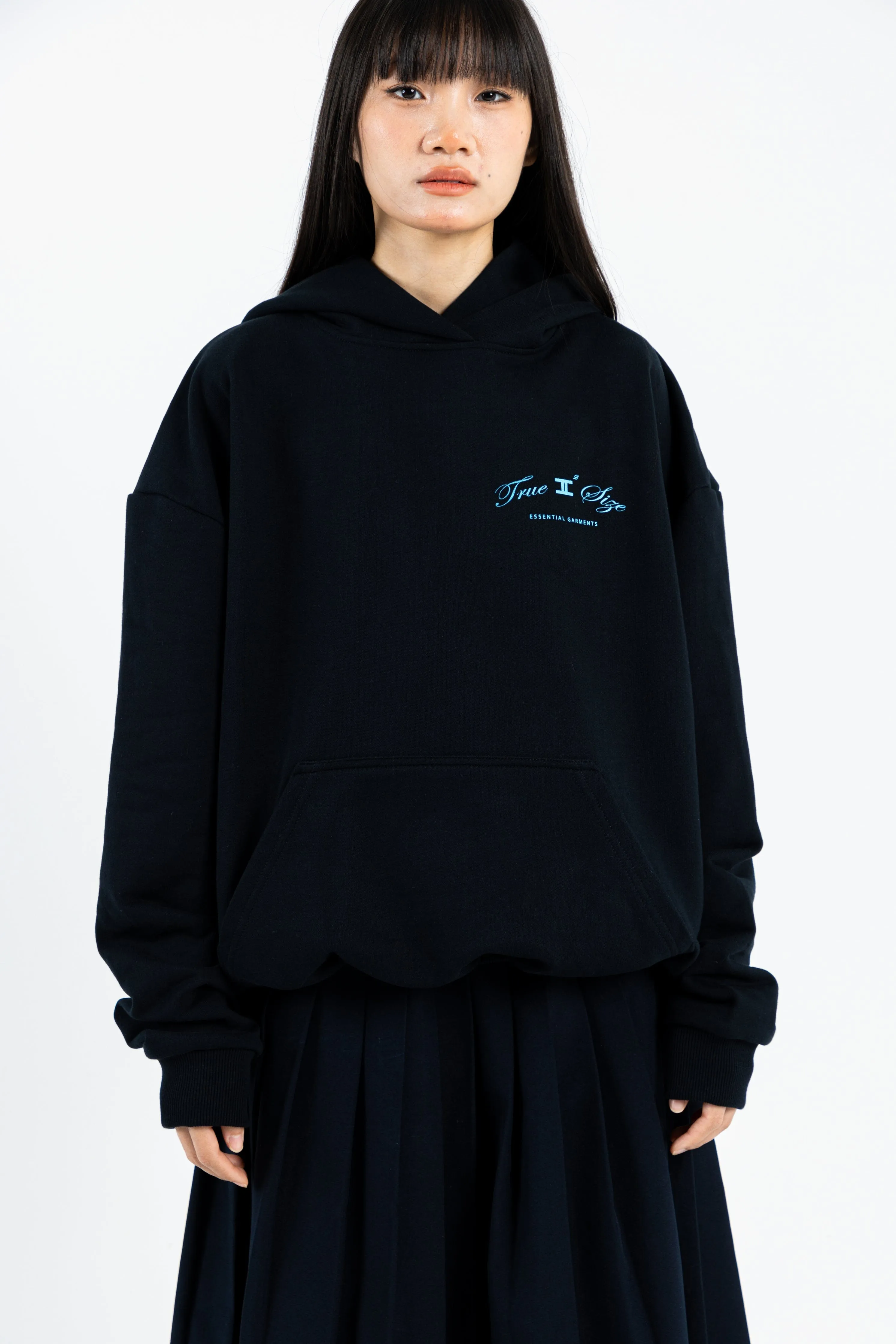 True 2 Size Essential Hoodie Orbits Collection Black