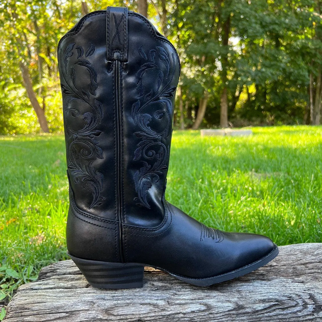 Twisted X Women's 12 Western Black Round Toe Boot WWT0038