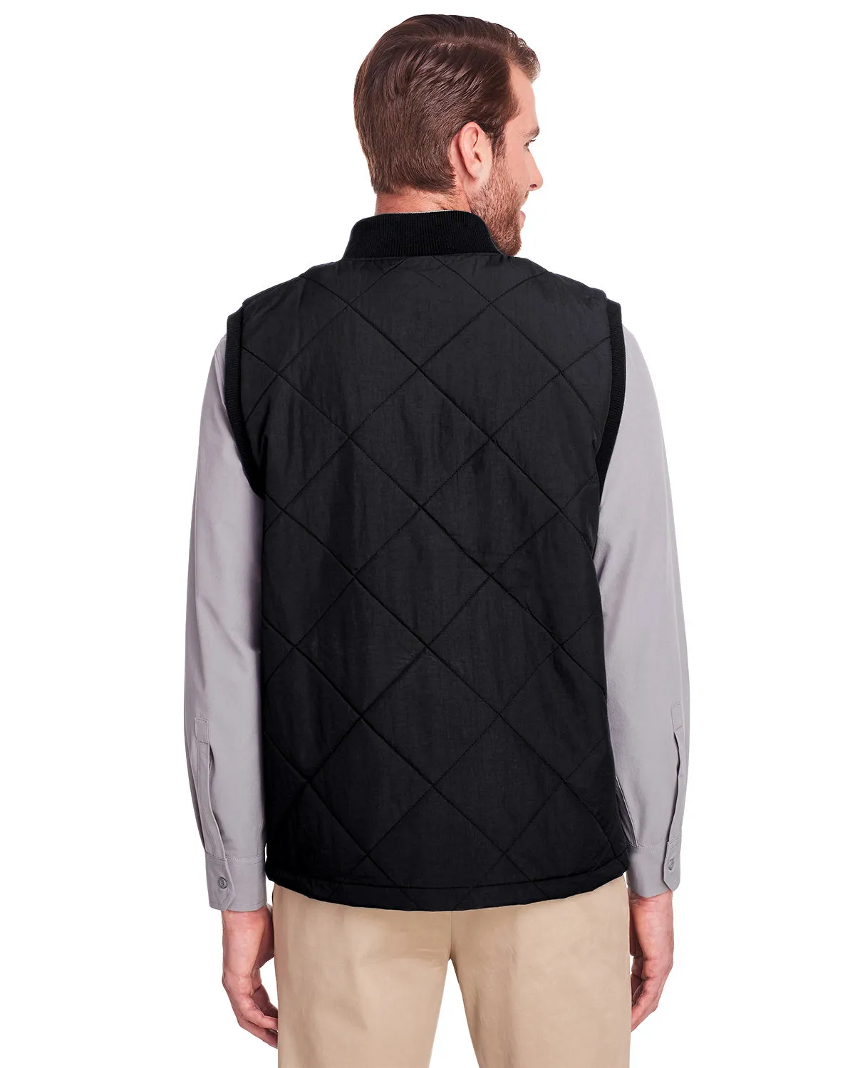 UltraClub UC709 Men's Dawson Quilted Hacking Vest SKU: UC709