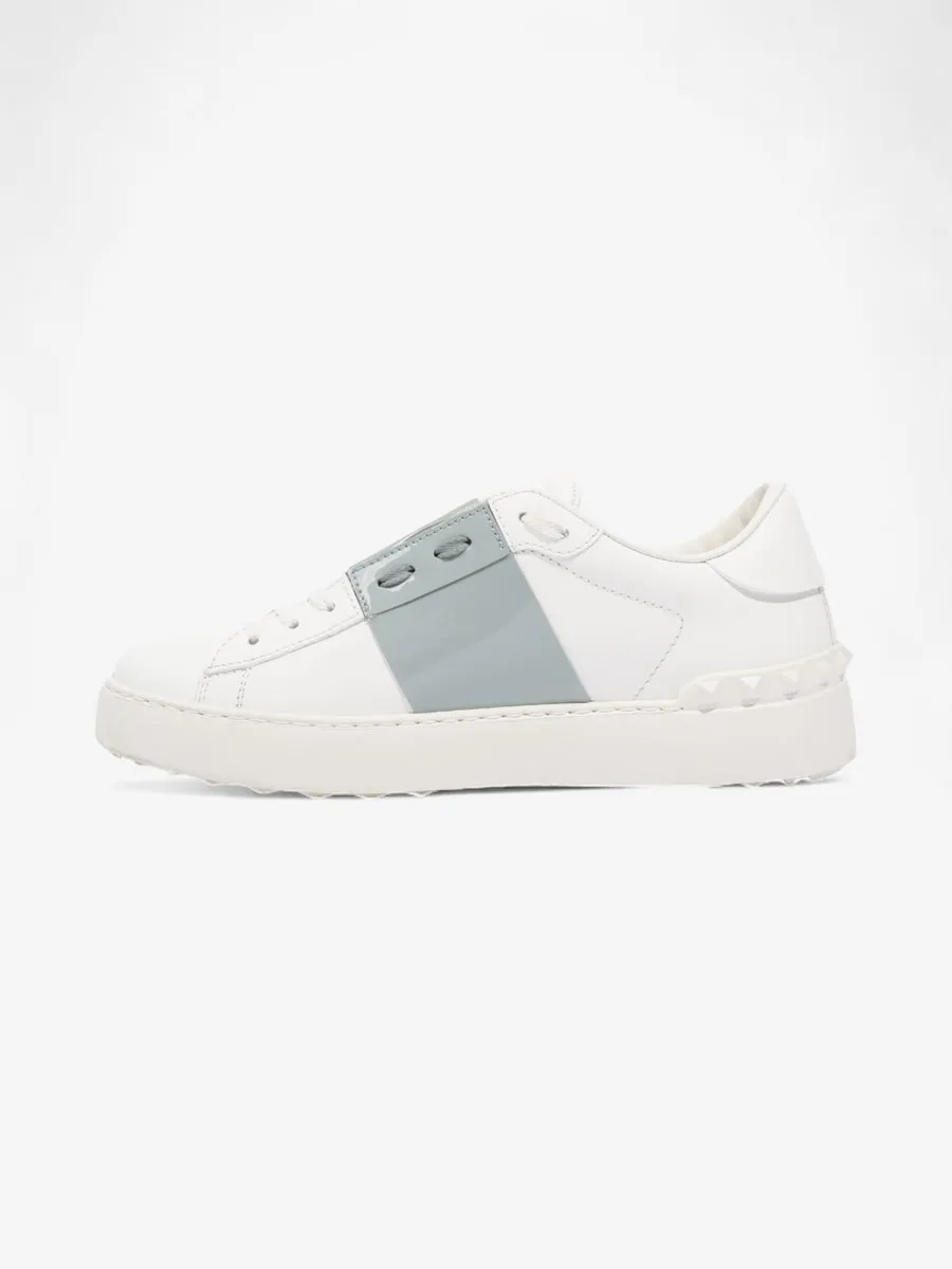 Valentino VLTN Open Sneakers White / Grey Leather EU 39 UK 6