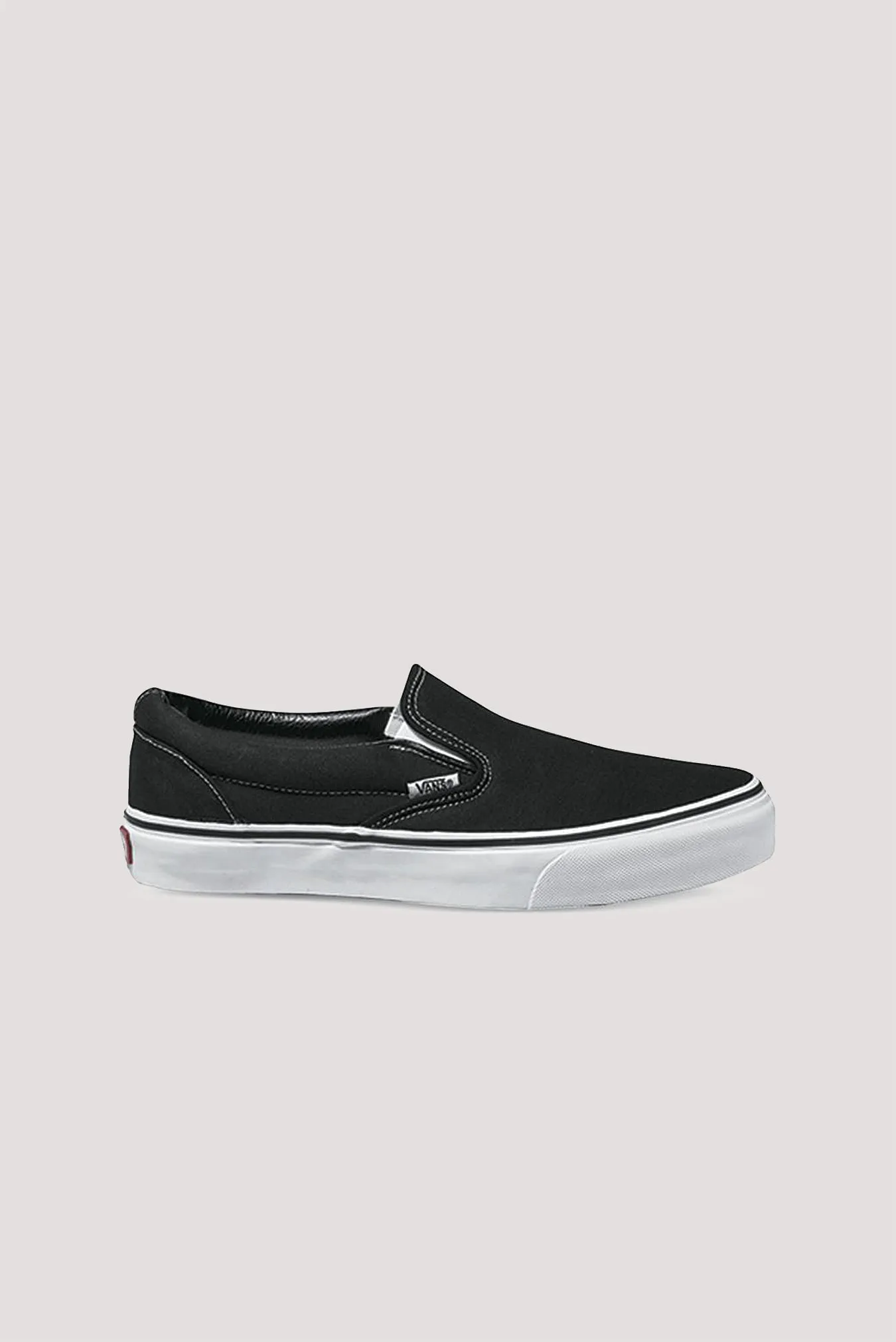 VANS YOUTH CLASSIC SLIP ON - BLACK/TRUE WHITE