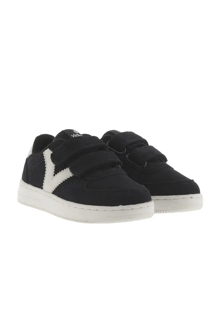 Victoria Kids Tiempo Split Leather Trainers