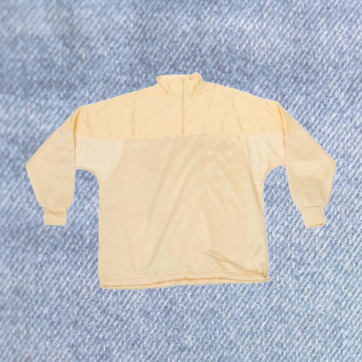 Vintage - Men - Nike Half Zip Pullover - Pastel Yellow