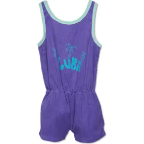 Wander & Wonder Beach Romper, Blueberry