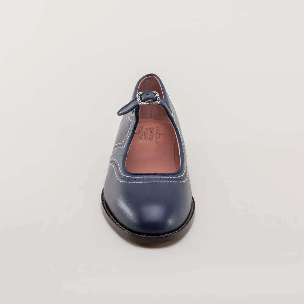 Wednesday Women's Vintage Mary Jane Shoes (Navy)