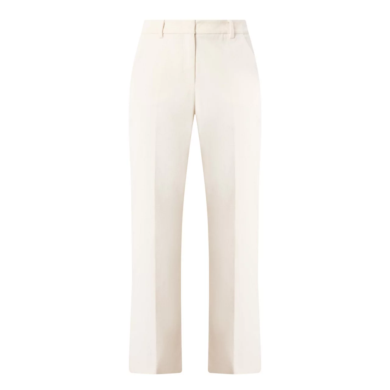 WEEKEND MAX MARA Marruca Mid-Rise Straight Leg Trousers - White