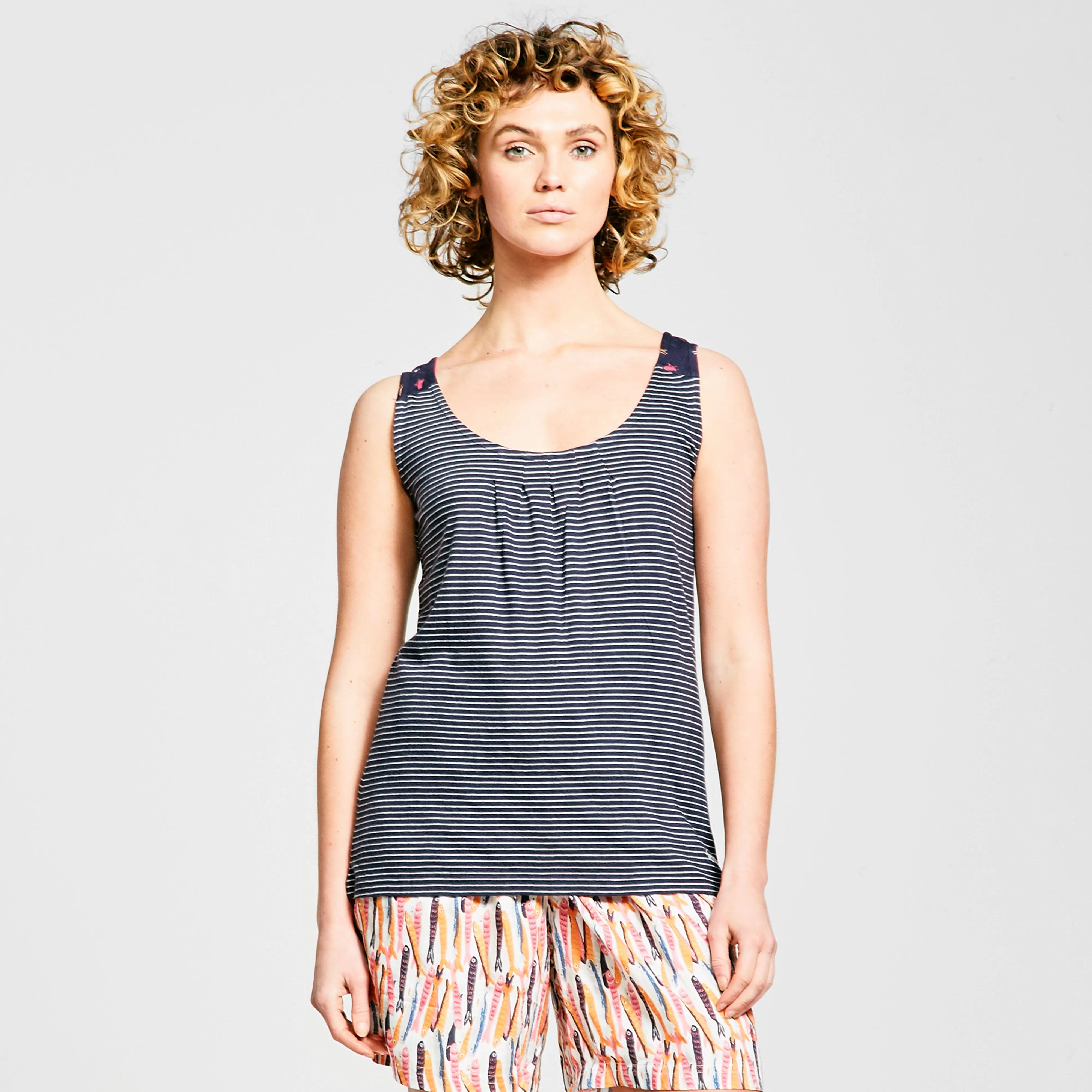 Weird Fish Nilly Striped Jersey Vest | Millets