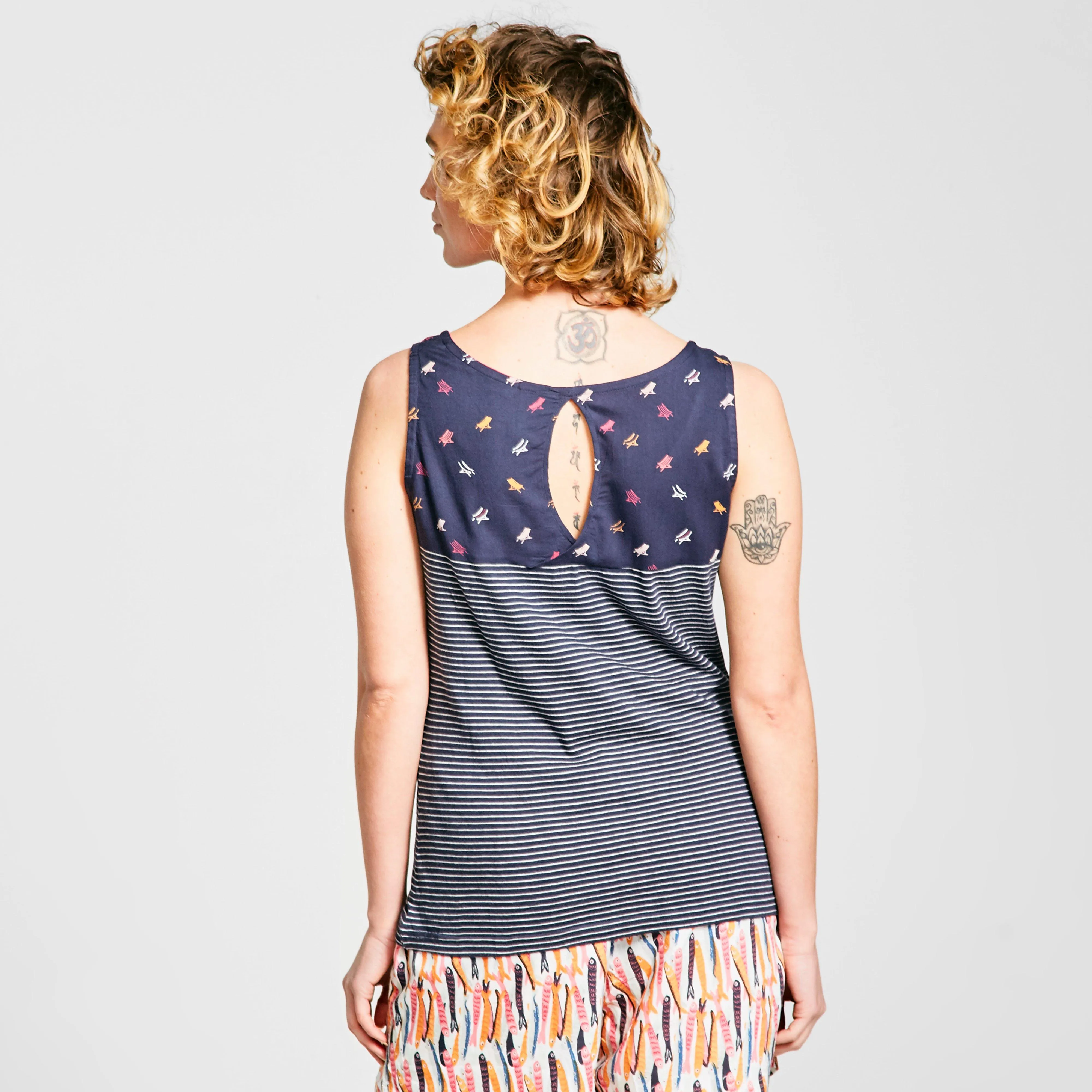 Weird Fish Nilly Striped Jersey Vest | Millets