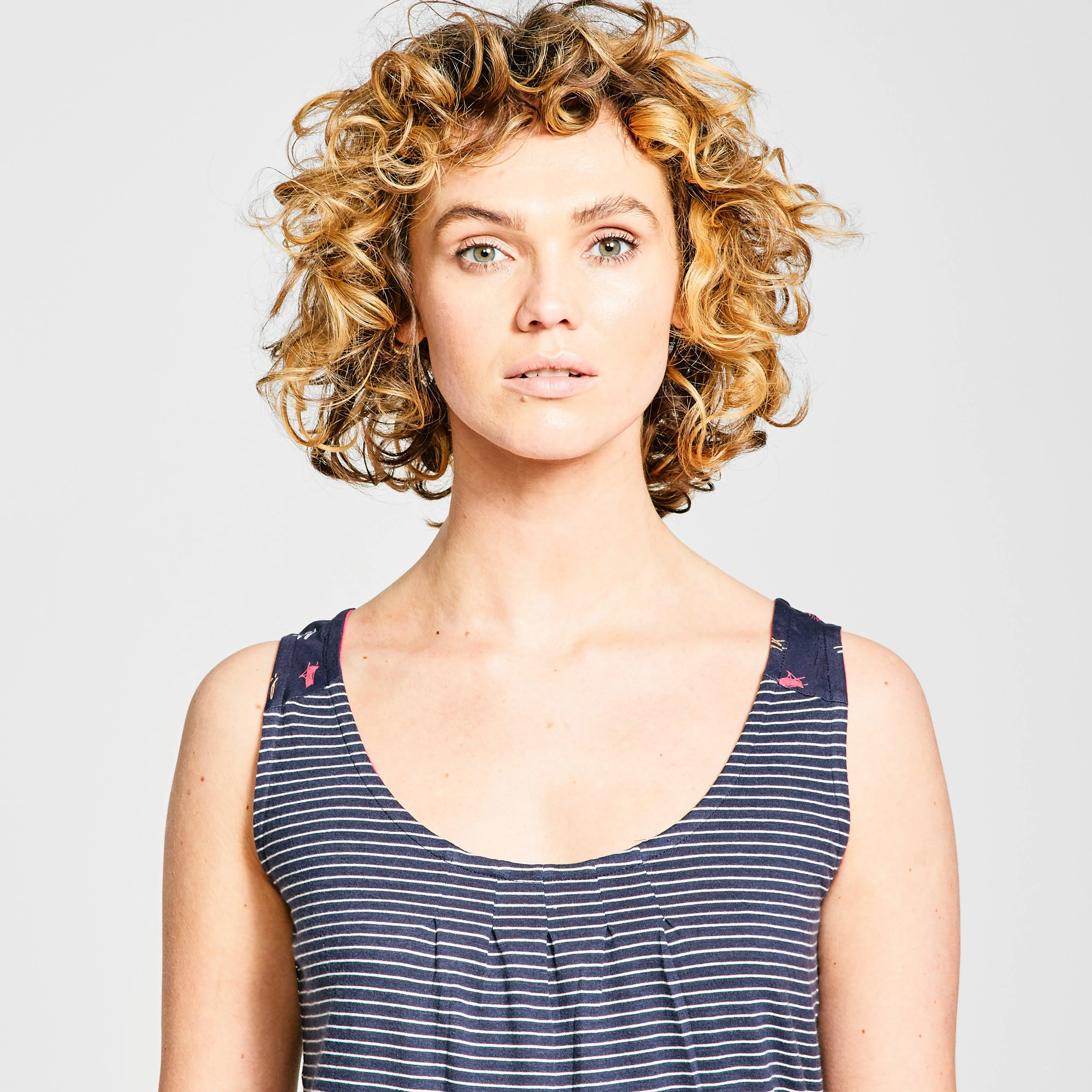 Weird Fish Nilly Striped Jersey Vest | Millets