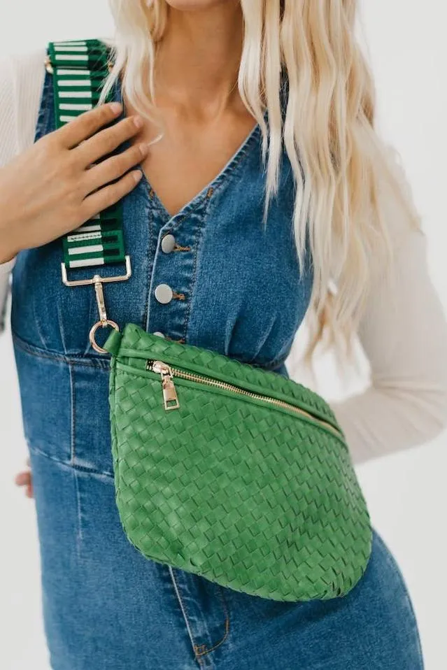 Westlyn Woven Bum Bag - Emerald