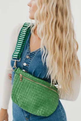 Westlyn Woven Bum Bag - Emerald