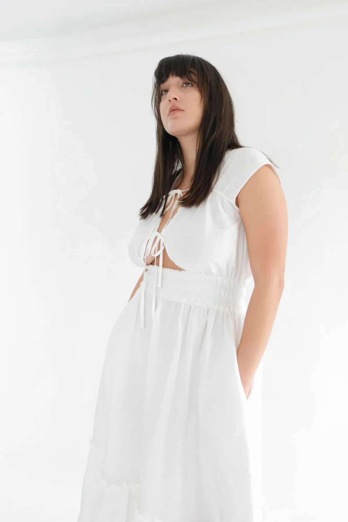 Winona Dress - White