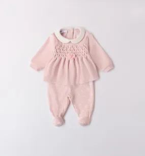 Winter Baby Girl Romper