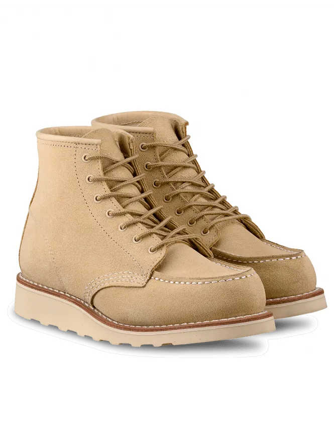 Women's 3328B Heritage 6" Moc Toe Boot - Cream Abilene Leather