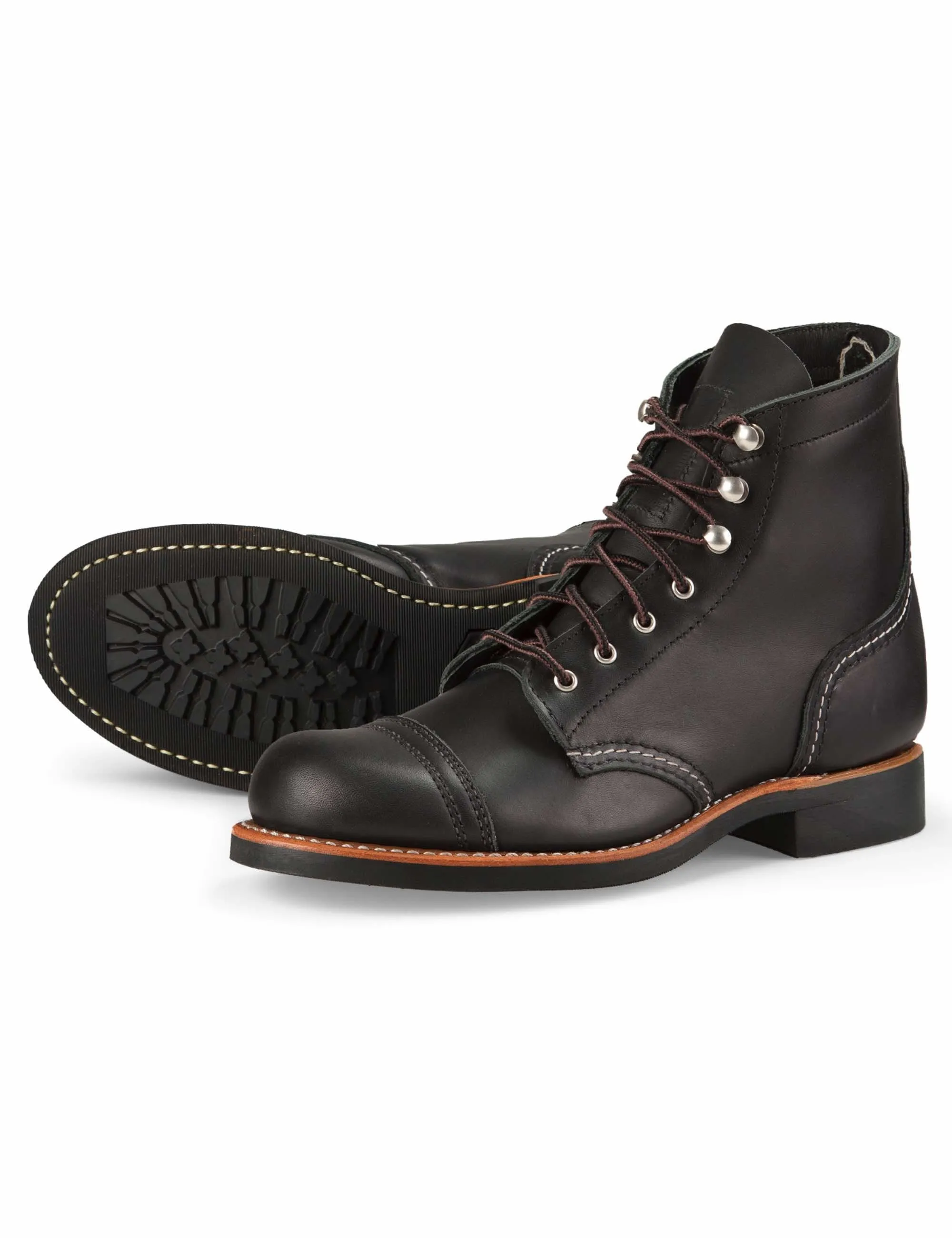 Women's 3366D Heritage Iron Ranger Boot - Black Boundary Leather