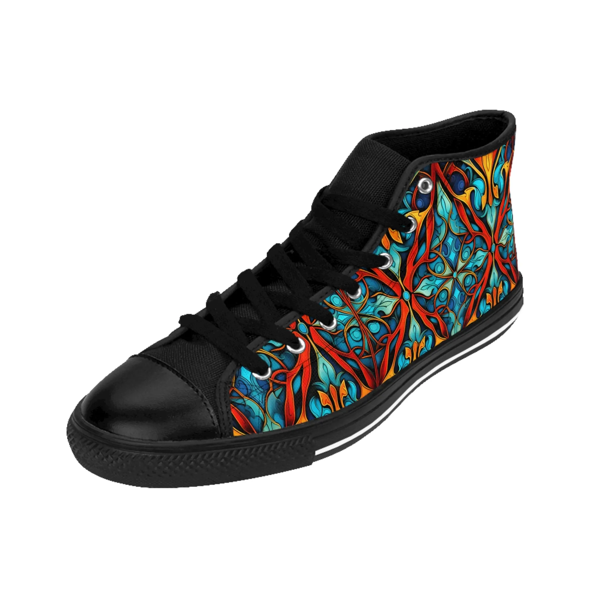 Women's Classic Bold Style High Sneakers. GB-000016C