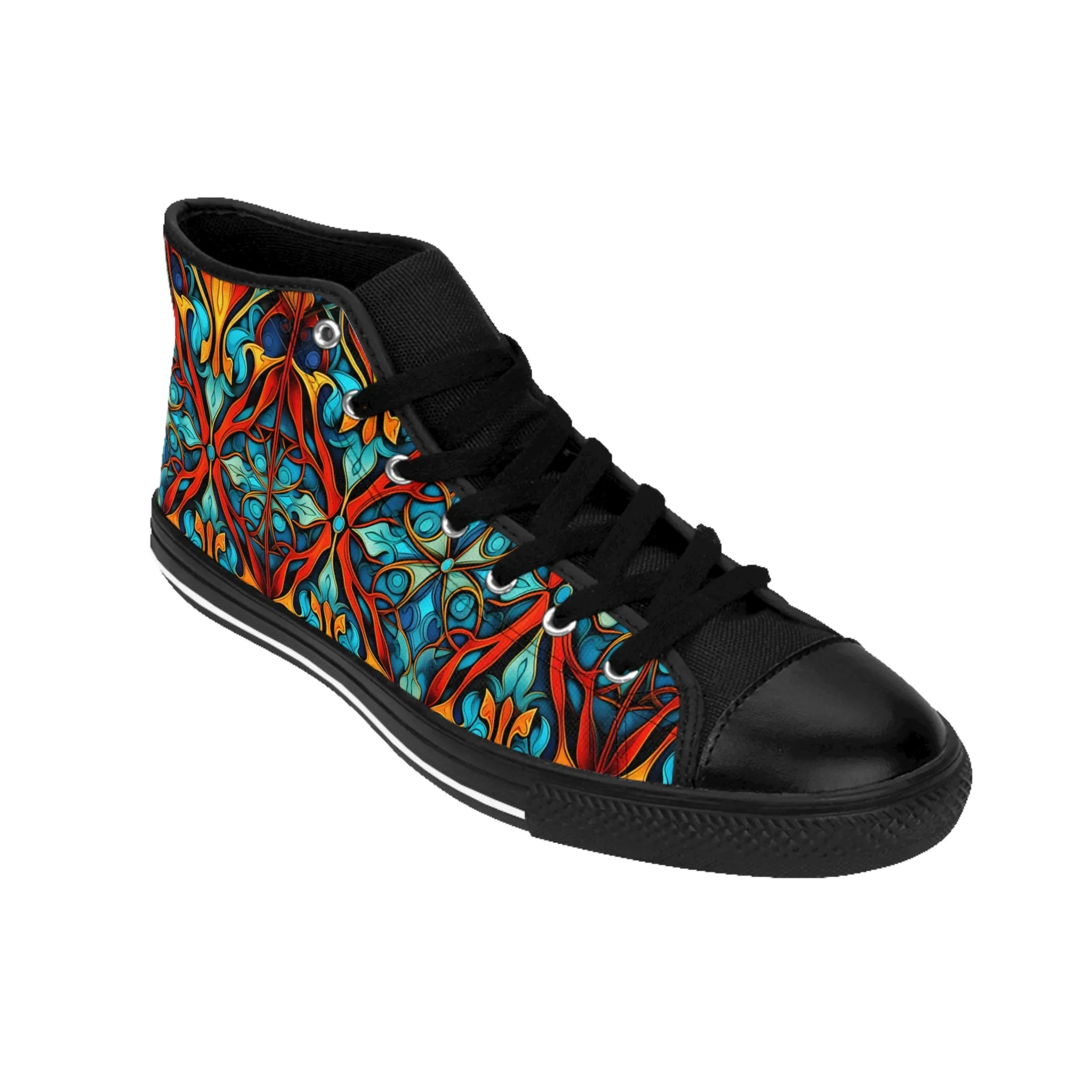 Women's Classic Bold Style High Sneakers. GB-000016C