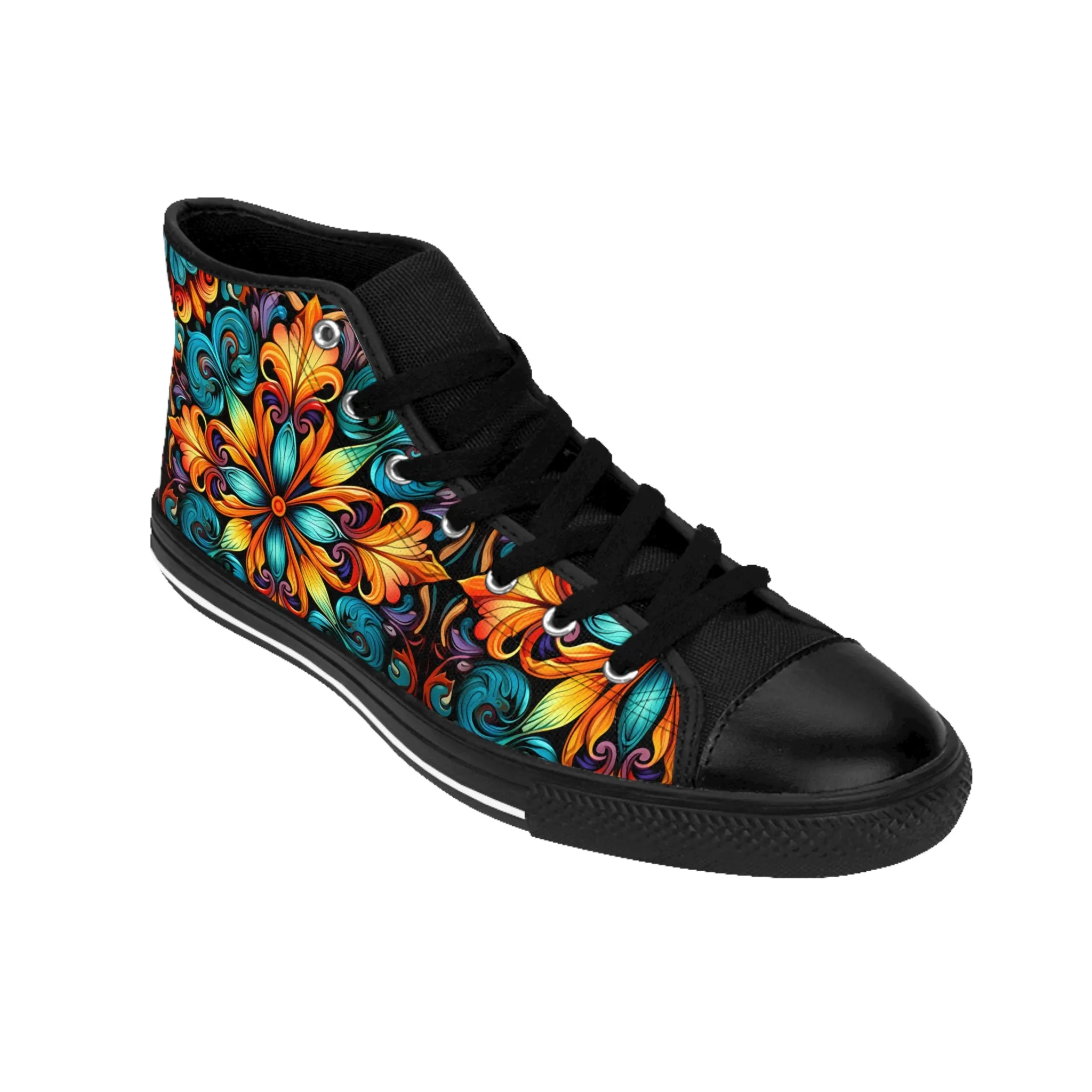 Women's Classic Modern Chic High Sneakers. GB-000014Cews