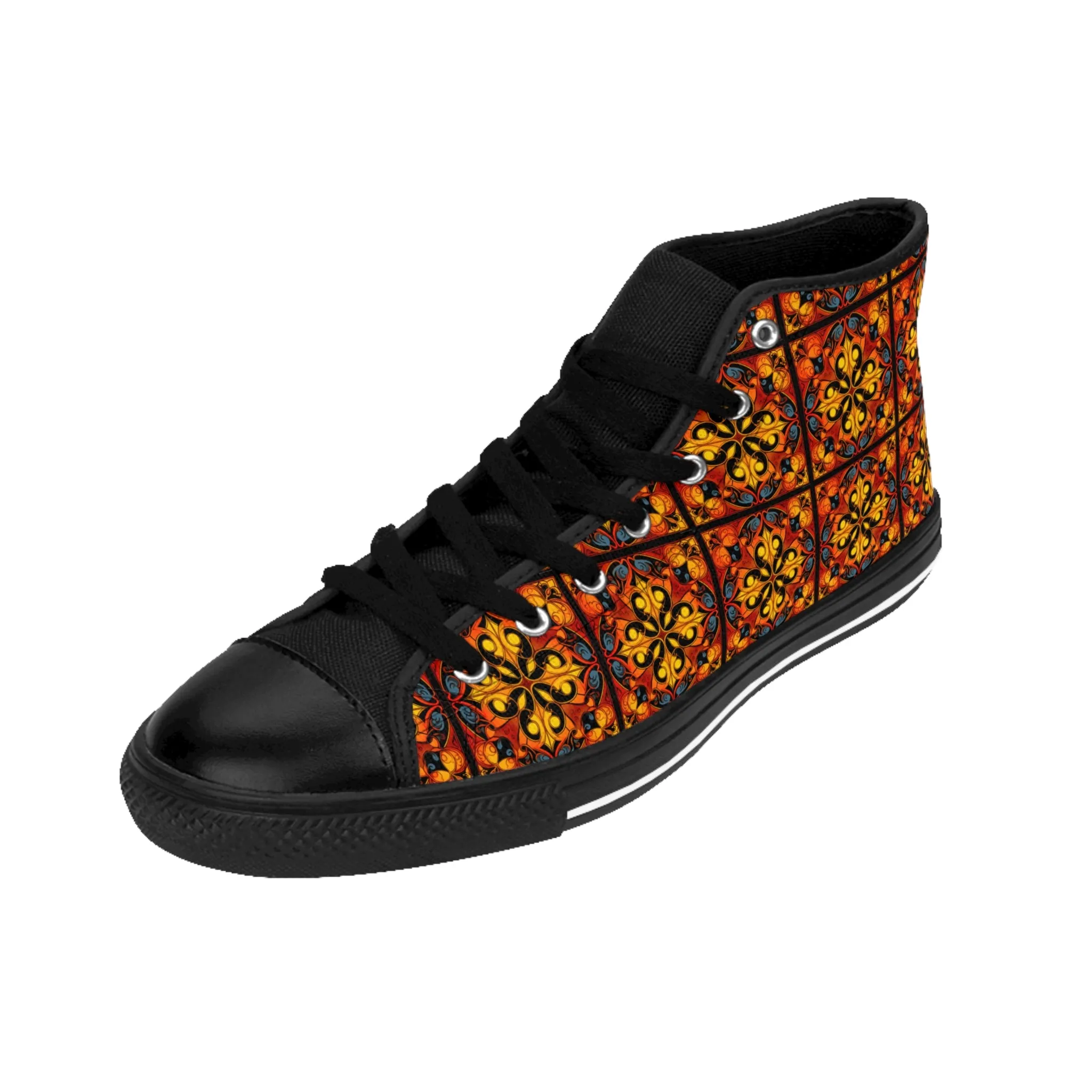 Women's Classic Urban Chic High Sneakers. GB-000011Caq