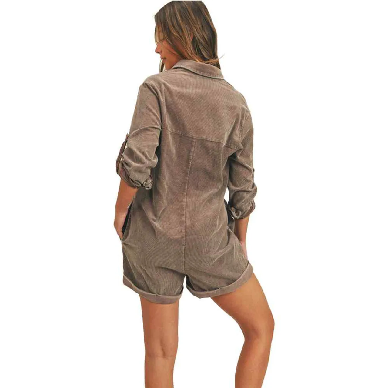 Women's Sadie and Sage Like This Corduroy Romper