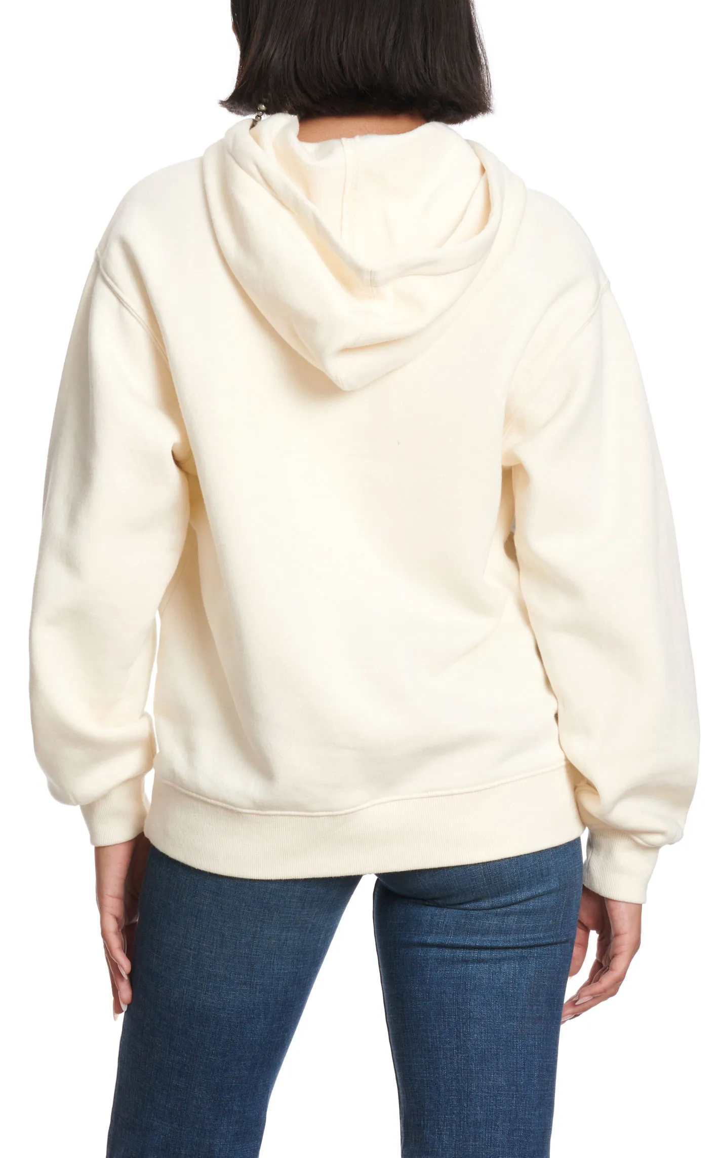 Wrangler Women's Marshmallow White Logo Graphic Hoodie