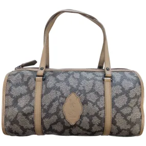 Yves Saint Laurent Grey Leopard Pattern Handbag | Second Wave Vintage